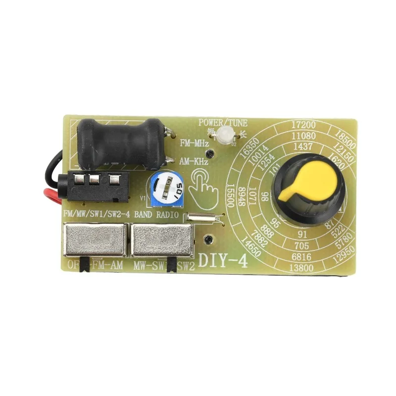 For Multi‑Band Radio Receiver DIY Module 87‑108MHz FM MW SW with Earphone Output
