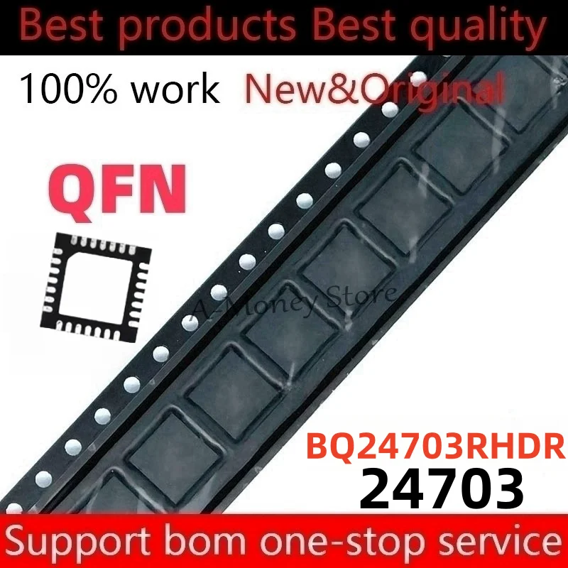 (10pcs)24703 BQ24703 BQ24703RHDR QFN-28