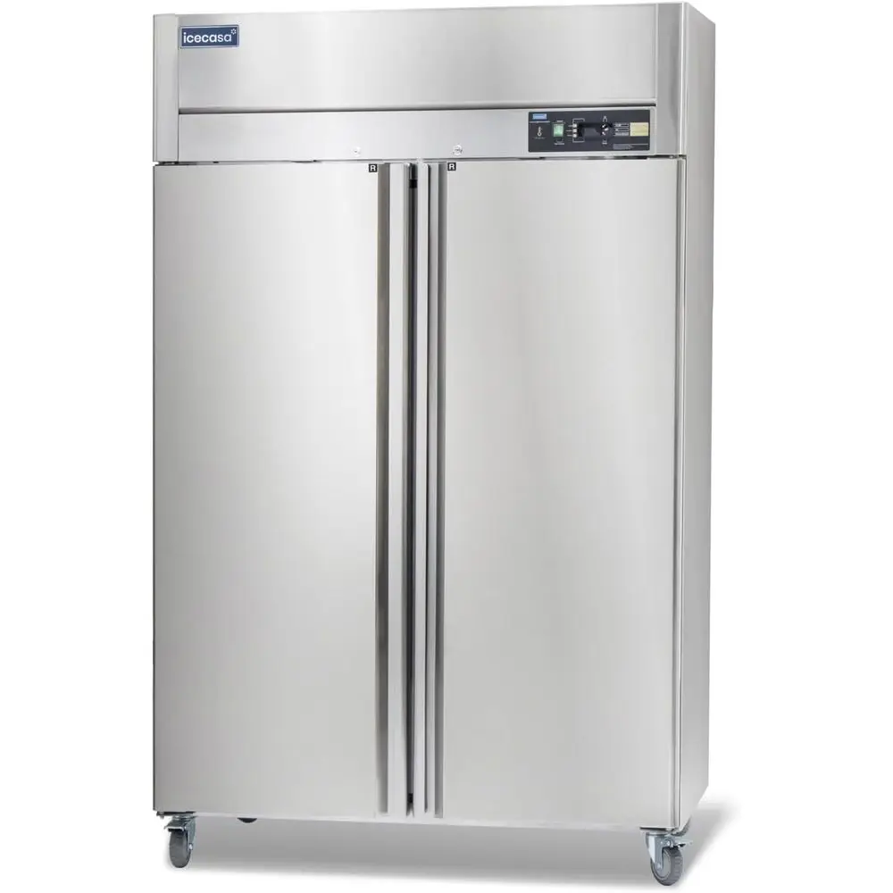 

48" W Commercial Rerigerator Reach-in 36 Cu.t 2 Solid Door Stainlmmercial Rerigerator an Cooling or Restuarant, Bar, Shop, etc