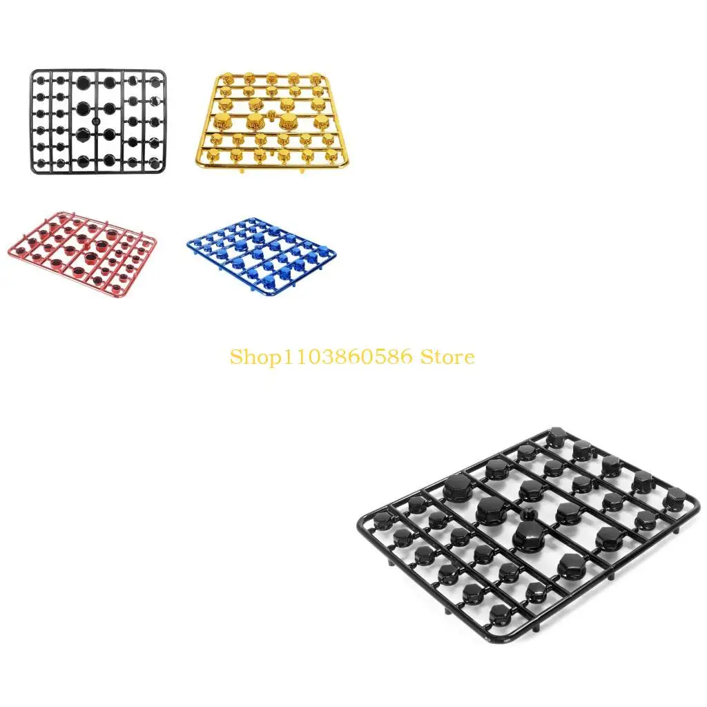242A Motorcycle Screw Head Decorative Cover ABS Plastic Fit Cap Covers for Protecting and Beautifying Engine Bolts
