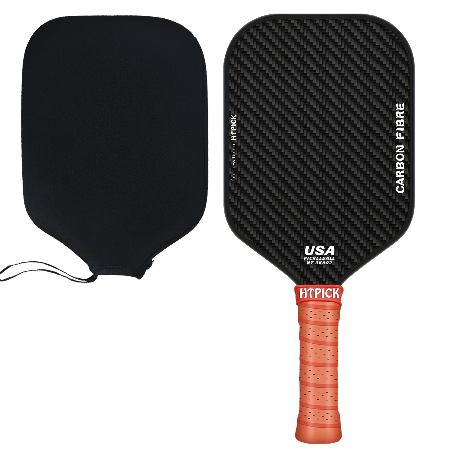 

Набор весла для пиклбола из углеродного волокна HTPICK 3k готов к отправке. Особенности 16 мм, высокой эластичности и высокой вращающейся stabili.