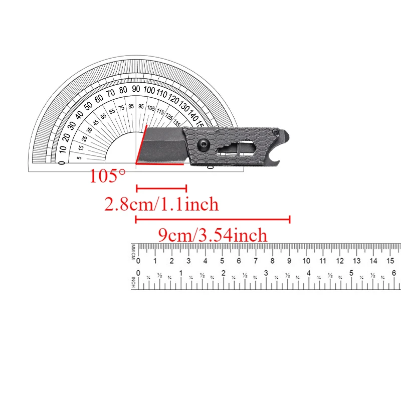 Mini Portable Folding Knife with Stainless Steel Blade and Handle for Outdoor Travel and Camping Cutting Tools