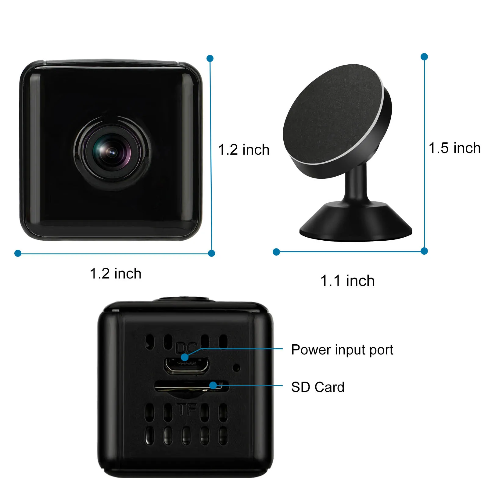 HD Mini Camera Remote Live View Secret small Camera for Home Security Wi-Fi Surveillance Camera Baby Monitor Security