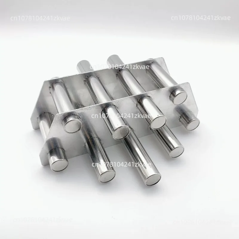 5000Gs Injection Molding Machine Magnetic Rack 9 Tube Strong Magnet Dryer Magnet Hopper Magnetic Tube Iron Sucker
