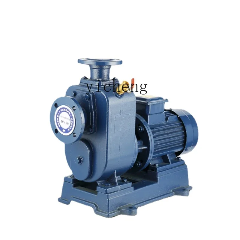ZZc Horizontal Pipeline Centrifugal Pump Bz Self-Priming Pump Large Flow High Lift Pump 380V Three-Phase Circulation