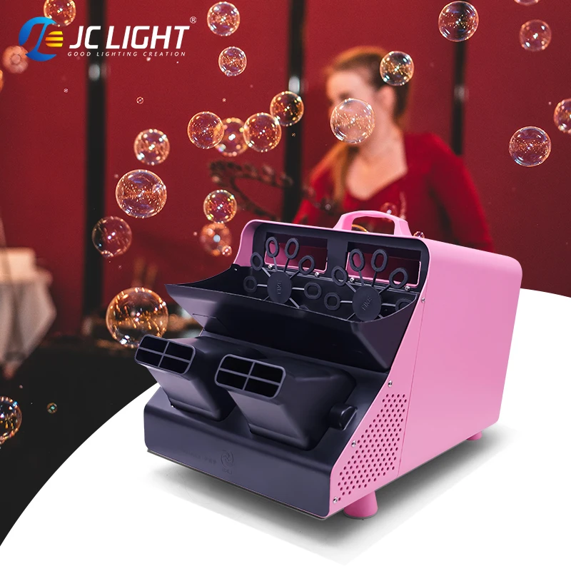 Imagem -06 - Light Automatic Bubble Machine Duplo Orientação Fixa Festa Casamentos Disco Ktv Efeito de Palco 300w jc