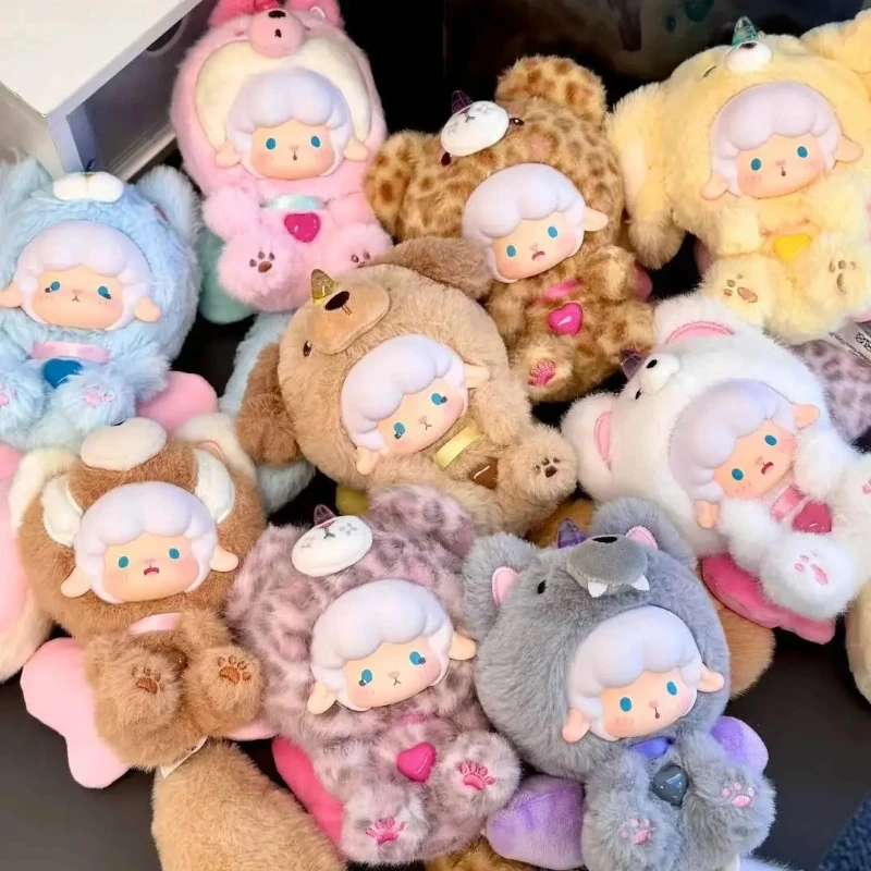 

Roll Sheep Animal Union Cute Series Плюшевая подвеска Слепая коробка Gyun Big Tailed Critter Crew Милый кулон-сюрприз Mystery Box Подарки