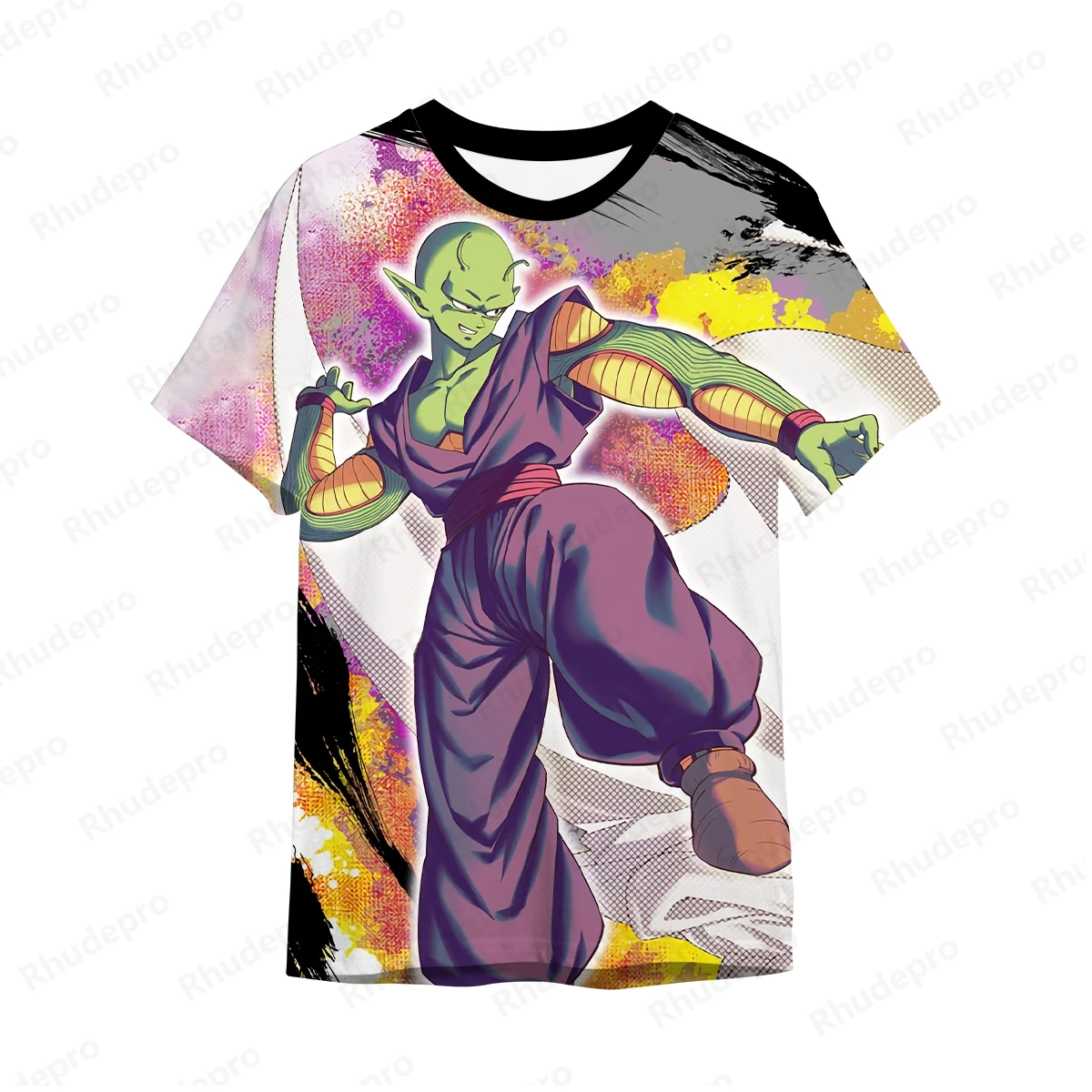 تأثيري بلايز تي شيرت قصير لعبة دراغون بول موضة الرجال الأطفال Harajuku نمط المحملة الرجال جوكو المتضخم الاتجاه كم جديد Y2k #5