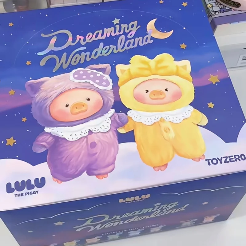 Toyzeroplus auténtico Can Pig Lulu Dream Series caja ciega llavero de felpa muñeco de peluche cara suave Linda figura Gashapon