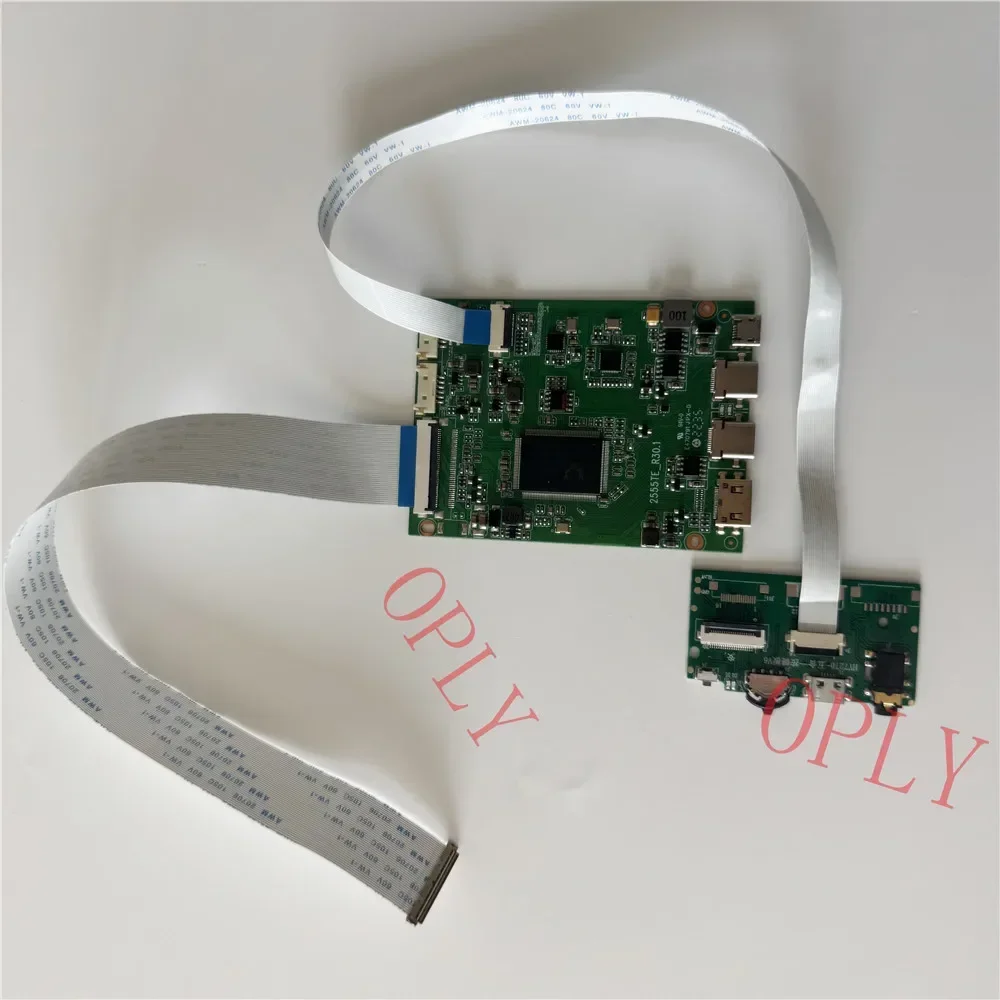 For M133NWN1 M133NWR9 M140NWR4 M140NWR6 2 Type-c EDP Controller board monitor 1366x768 Mini HDMI-compatible 2K LCD LED panel
