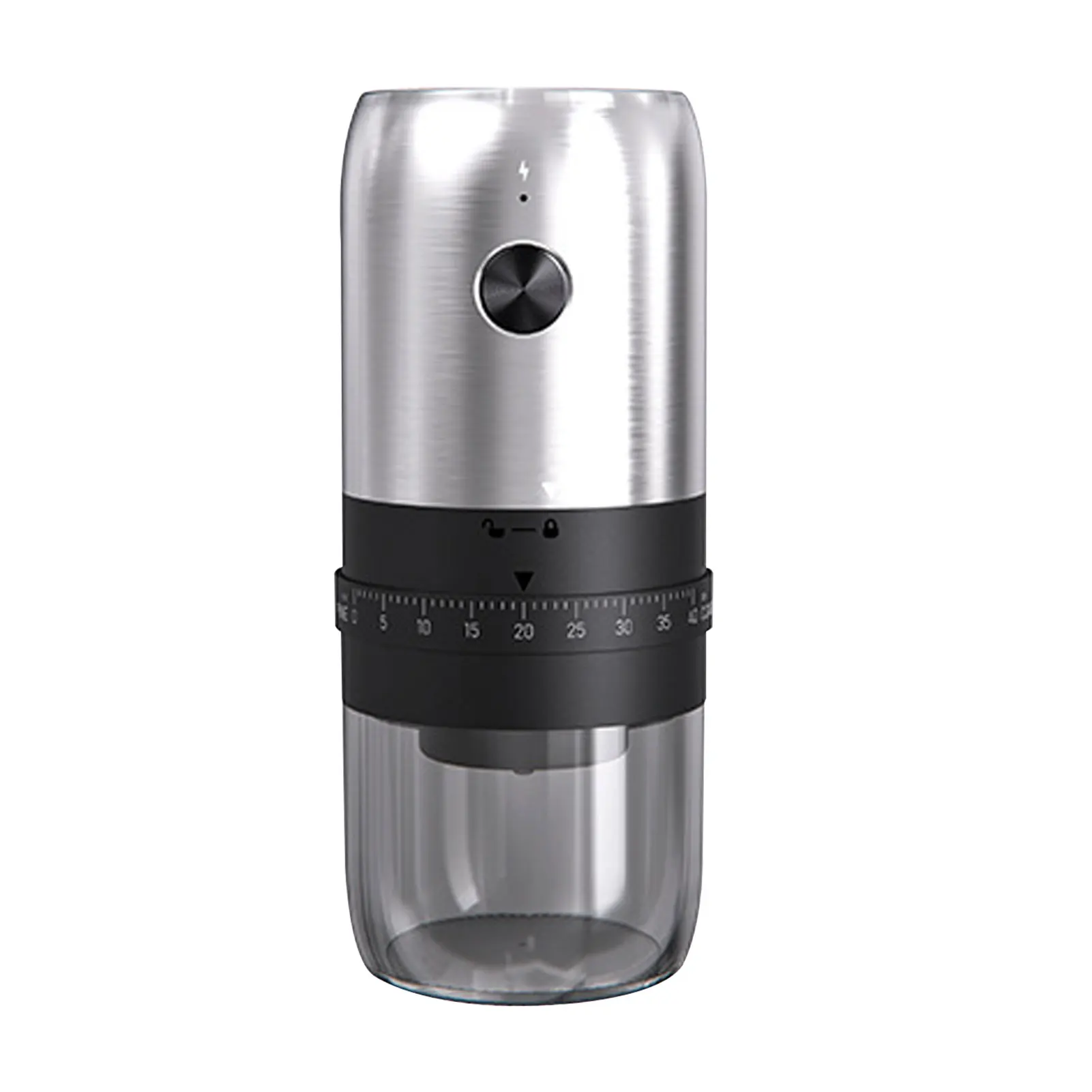 

Rechargeable Coffee Grinder Electric Coffee Grinder with 40 Adjustable Settings Portable Rechargeable for Travel Home