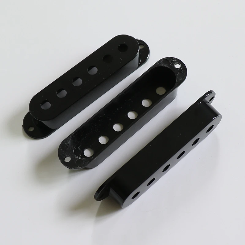 Donlis 3pcs White Black single coil ST guitar pickup cover with 48/50/52mm string spacing