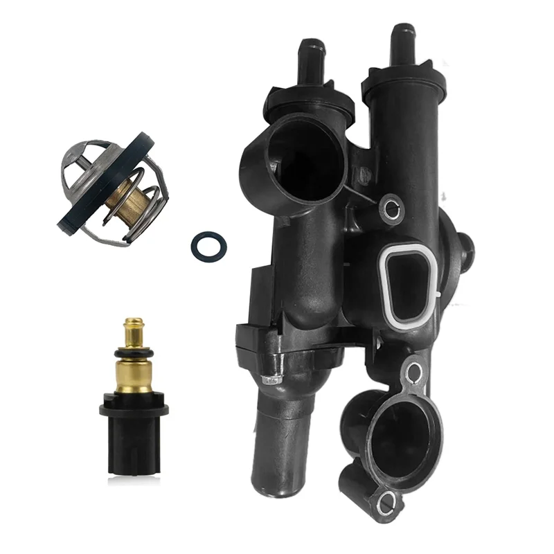 

4884873AA Thermostat Housing Assembly With Sensor For Jeep Patriot Chrysler Dodge R 2.0 2.4 4884571AB 902-319 06508355AA