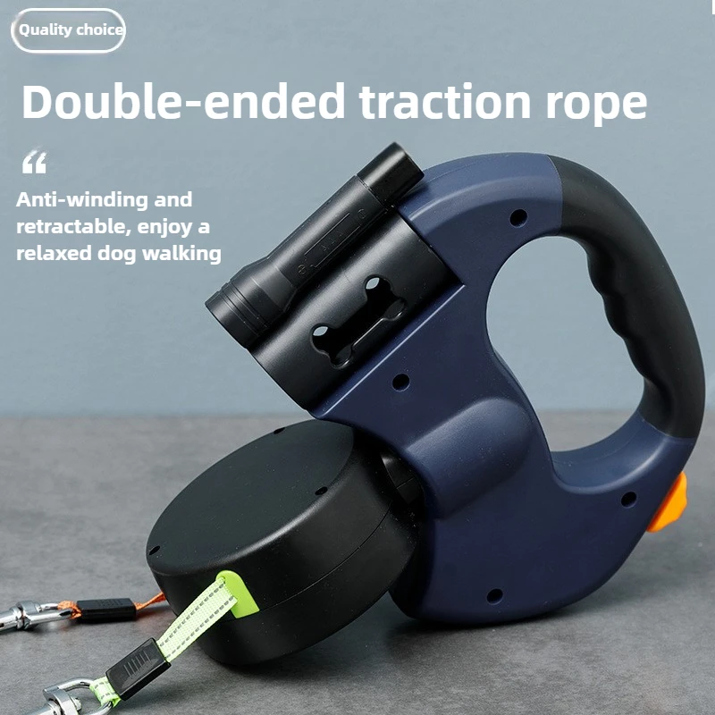 Double Retractable Dog Leash 3