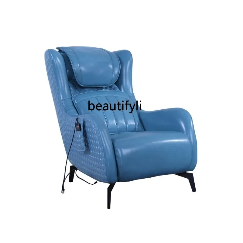 

S Multifunctional Electric Massage Single-Seat Sofa Chair Leisure Dual-Purpose Chair Lazy Balcony Hotel Club Designer Light Luxu