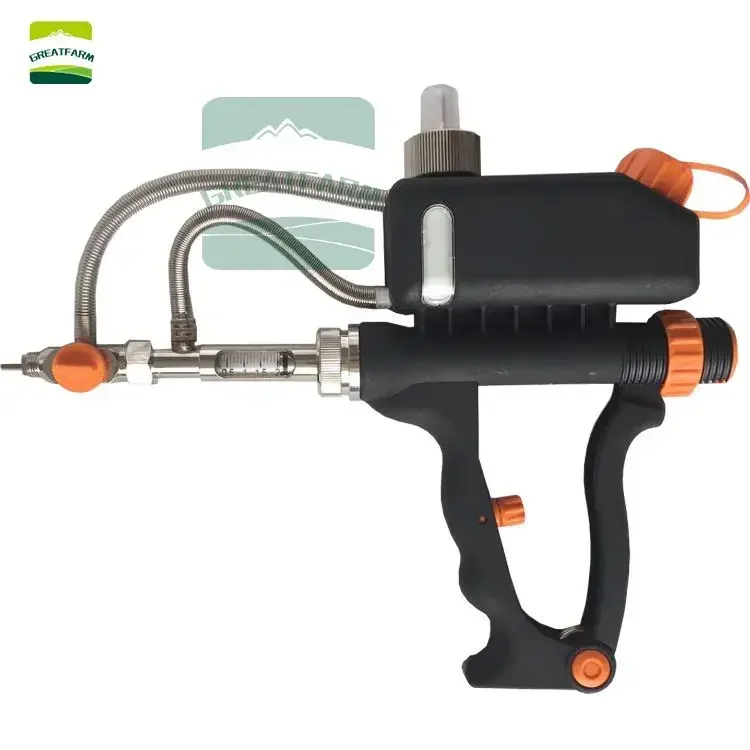 A A Fully Enclosed Syringe Continuous Syringe Livestock Equipment Small Animal Drug Dispenser Drug Dispenser Needle Tube