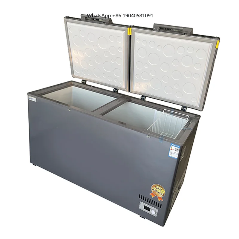 Commercial Horizontal Chest Freezer for Supermarket Frozen Food Storage