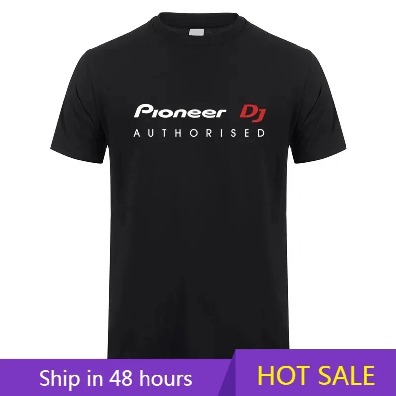 Camisetas autorizadas por Pioneer DJ para hombre, camiseta de manga corta a la moda de verano para hombre, camiseta Pioneer DJ