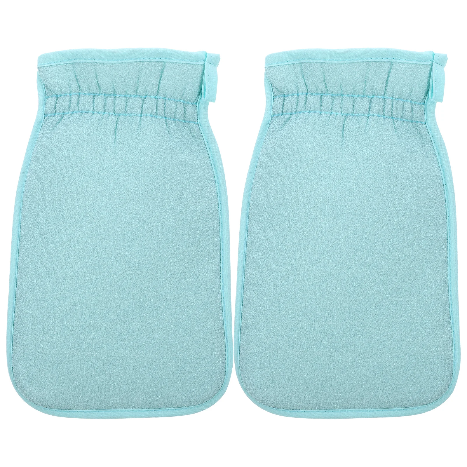 

2pcs Double-Sided Exfoliating Gloves For Body Shower Scrubber Bath Gloves Reusable Deep Cleansing Skin Care Washcloth For Adults