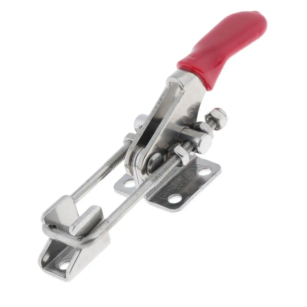 สแตนเลสสตีลแนวนอน Quick Release Latch Type Toggle Clamp 165กก