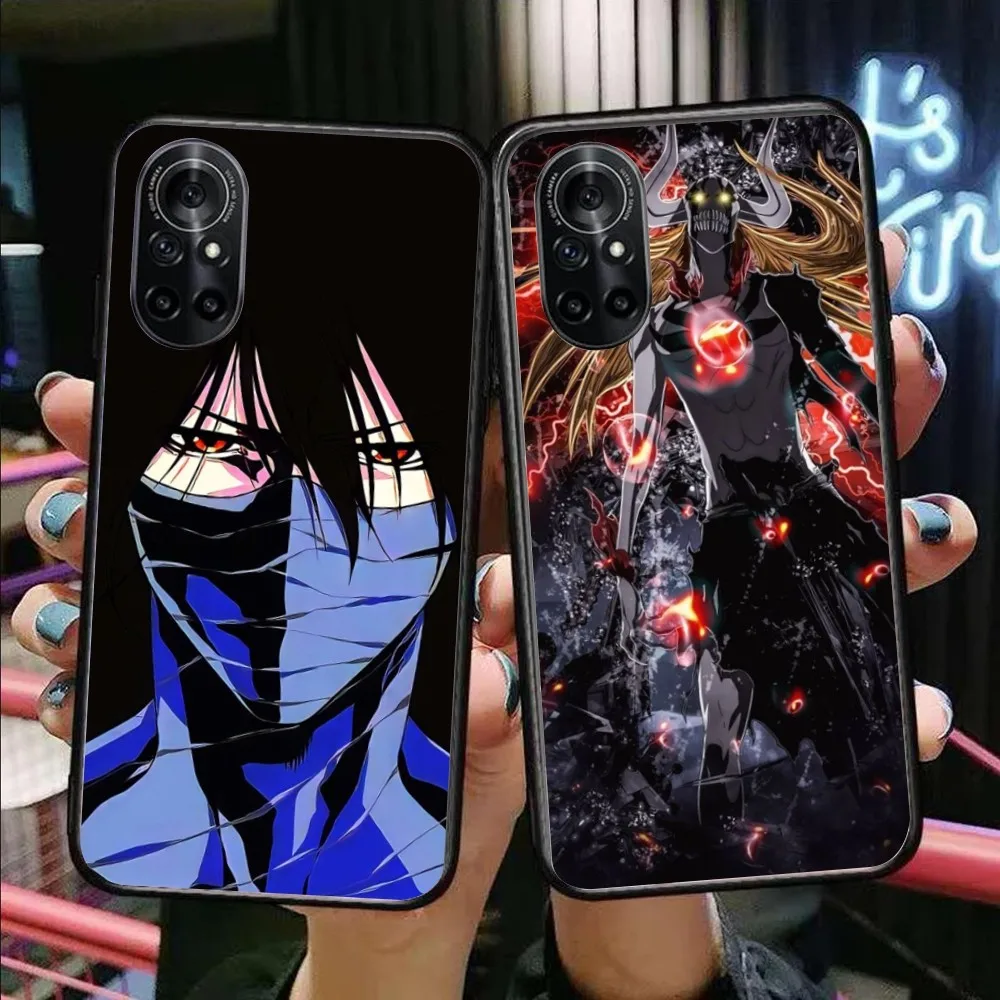 Bleach Ichigo Cool Mobile Phone Case for Honor 90 70 50 20 7S X9 X8 X7 Magic 4 3 Pro Black Soft Phone Cover Funda