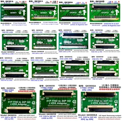 15PCS/ FHD LVDS 2K 51pin/30pin For SAM Turn LG Cable Connector Cable Adapter Board Left and Right Replacement