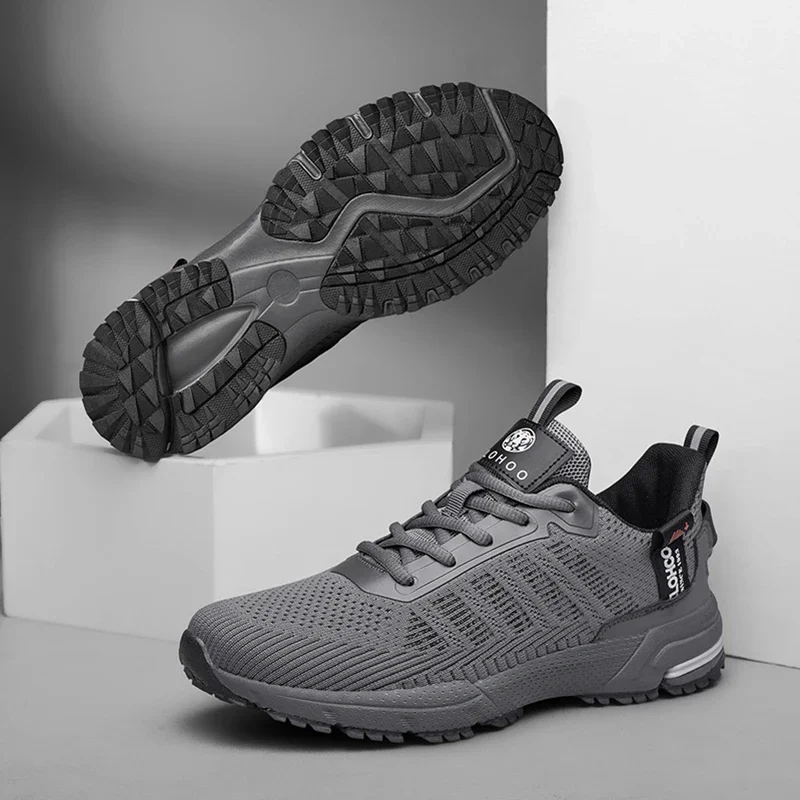 CLOHOO-zapatos informales transpirables para hombre, calzado antideslizante para deportes al aire libre, correr, Montañismo