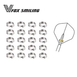 Fox Smiling 100pcs Professional Dart Shaft Steel Ring For Nylon Darts Shafts Dart Accessories With Good Quality