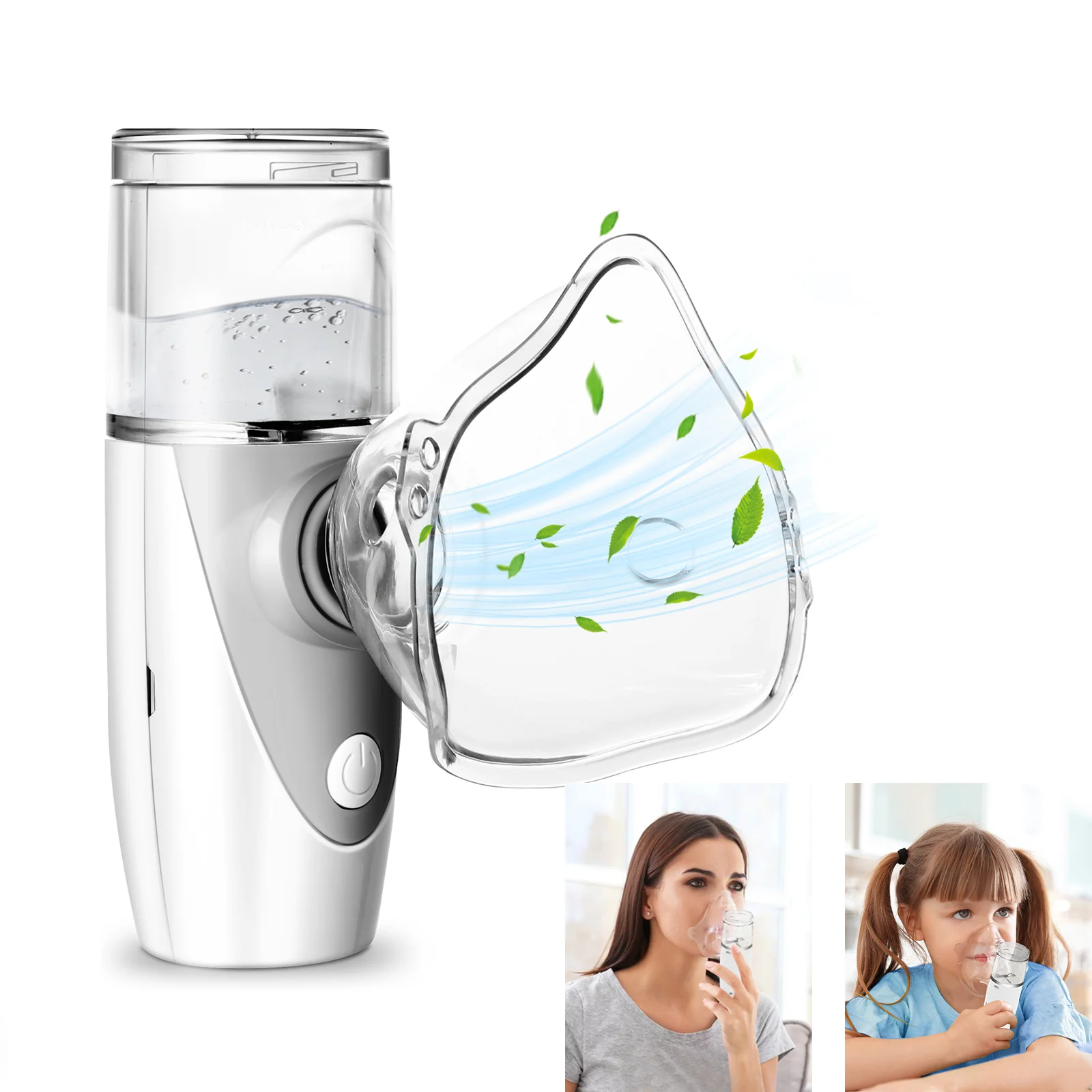 Steam Device for Children Adult Nebulizer, Domestic Medical Inhaler,  Portable Rechargeable Nebulizer, Asthma Nebulizer