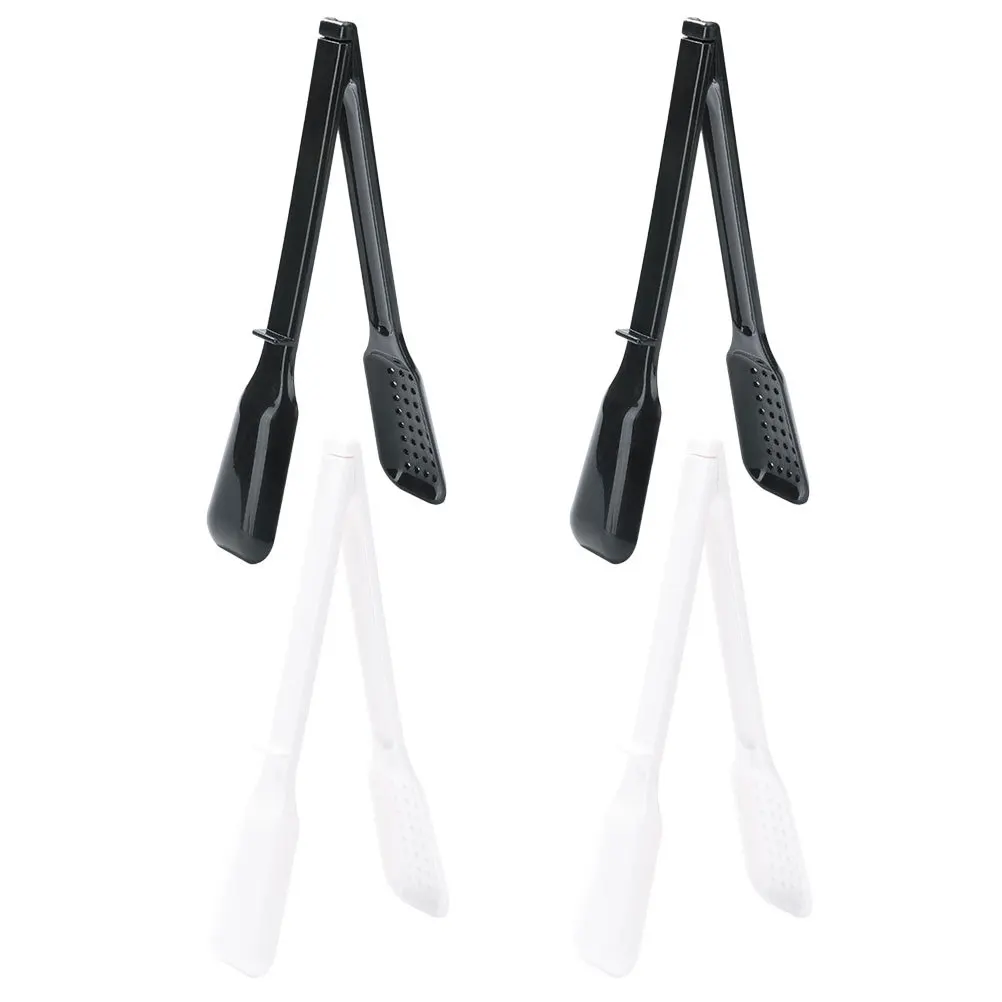 

4pcs Multifunction Clip Detachable Long Handle Cooking Clamp For Grilling Steak Vegetable Outdoor Bbq Kitchen Essentials Plastic