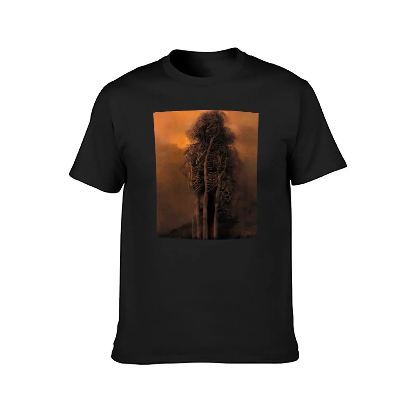 Beksinski T-Shirt graphic tee shirt plus sizes plus size men clothing