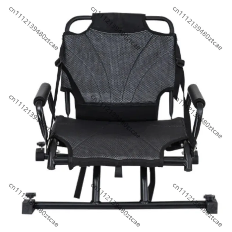 

360° Rotatable Aluminum Alloy Seat Lightweight Rotating Support Chair Sturdy All-aluminum Bracket Seat, Indoor Outdoor Universal