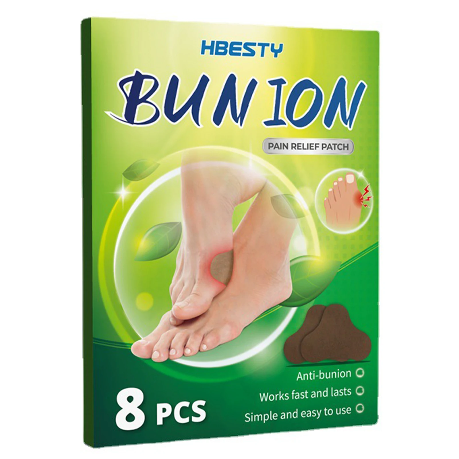 8pcs Herbal Bunion Joint Patch Effectively Relieve Fatigue Soreness Stickers for Body Health Treatment