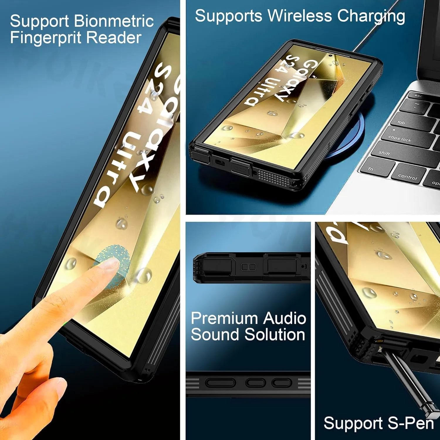 Case Waterproof For Samsung Galaxy S25 Ultra S25 Plus S24 S23 Magsafe Snow Dust Shock Proof 360° Underwater IP68 Certified Cover