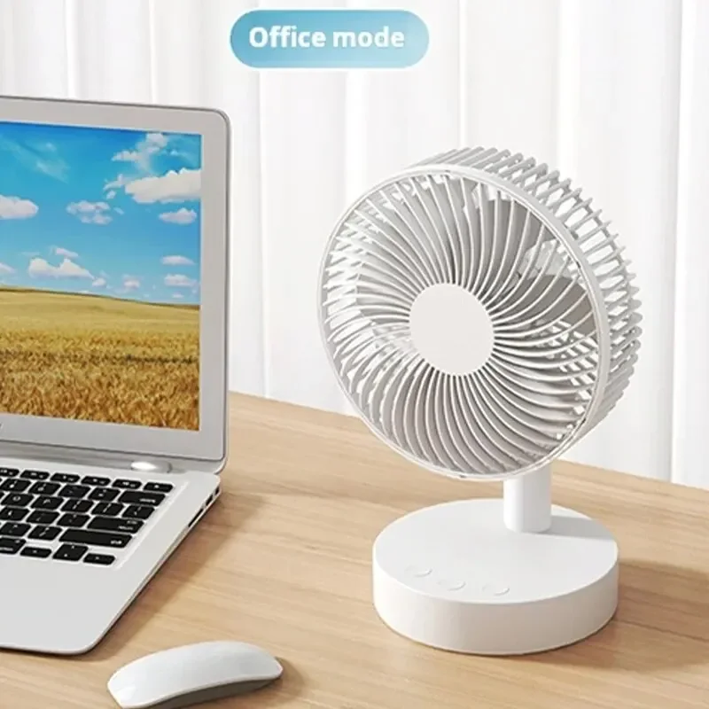 Xiaomi Youpin Fan Small White Desktop Timer Mute With Four-speed Adjustable Portable Fan Recharging Models Detachable Desk fan