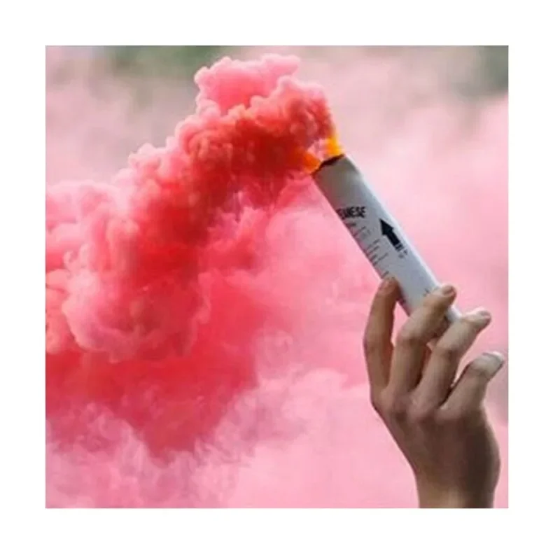 5/10/15 قطعة 8 ألوان يده الدخان أنبوب المرحلة حفل زفاف جو الإبداع الضباب الدخان الدعامة الدخان يدوم لمدة 2 دقيقة