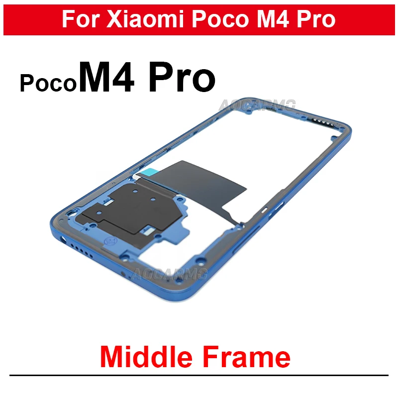 

For Xiaomi Poco M4 Pro Screen Front Frame Middle Frame Replacement Parts