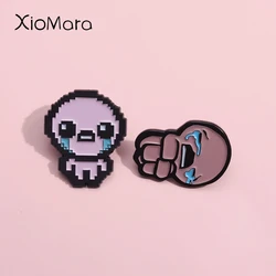 The Binding Of Isaac Enamel Pins Custom Action Adventure PRG Games Brooches Lapel Badges Role Play Jewelry Gift For Kids Friends