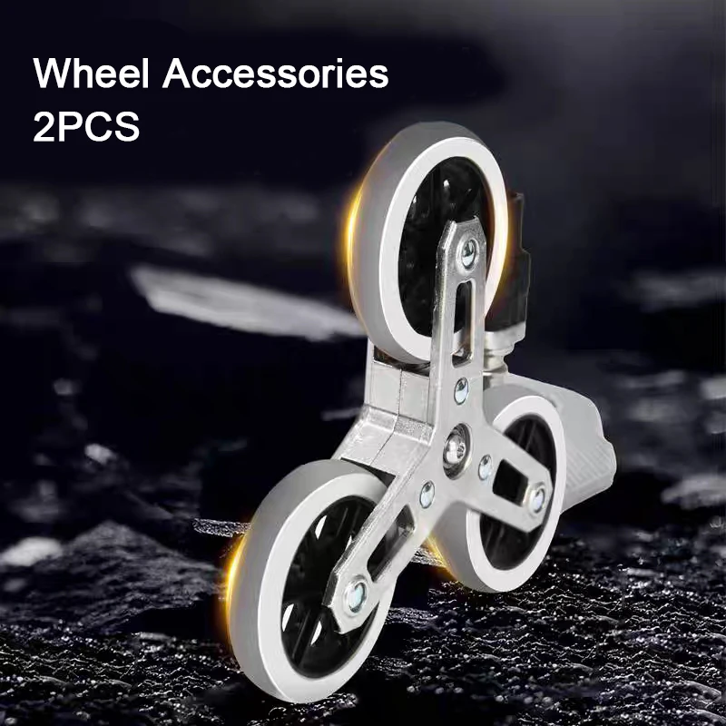 Roda Triangular Borracha para Escalada Carrinho de Compras Carrinho de Bagagem Pcs