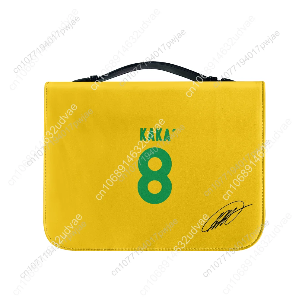 

Kaka No.22 Bible Bags Customize Cover Brazil Soccer Star Custom Design Pattern Bible Pack Waterproof Leather Tailored Bible Bag