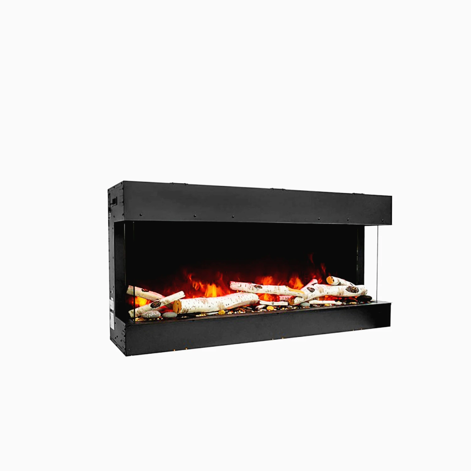 electric fireplace 50 inch new modern indoor customized heaters 3 Sided fireplace factory wholesale insert wood burning stove