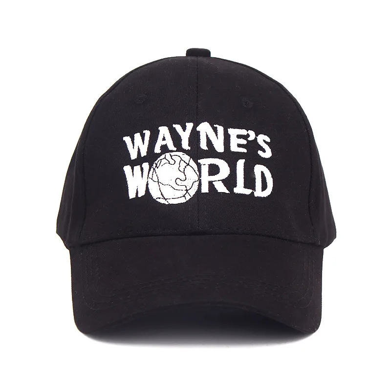 Baseball Cap Anime Wayne World Embroidered Duck Cap Visor  Outdoor Sports Cap Visor Hat