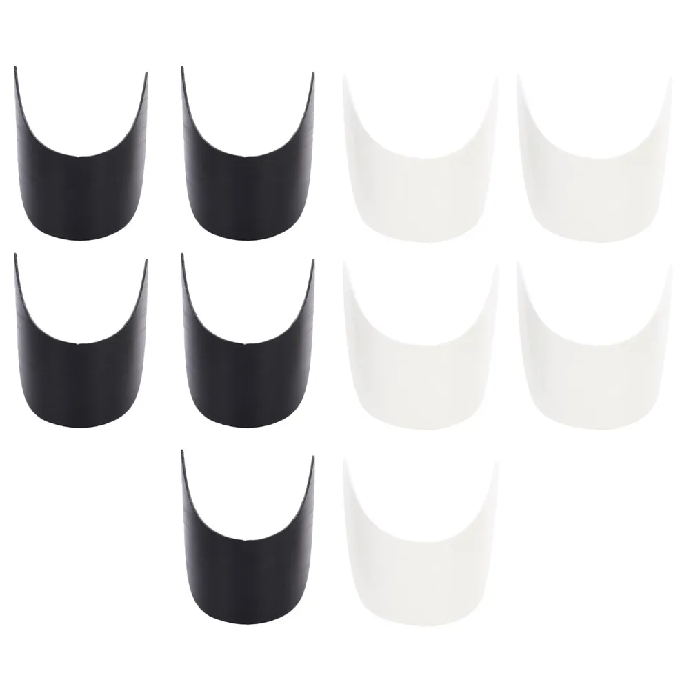 10Pcs High-Durability Plastic Baseball Cap Brim Visor Board Hat Support Panel Replacement for Snapback Caps Hat Shaper Inserts