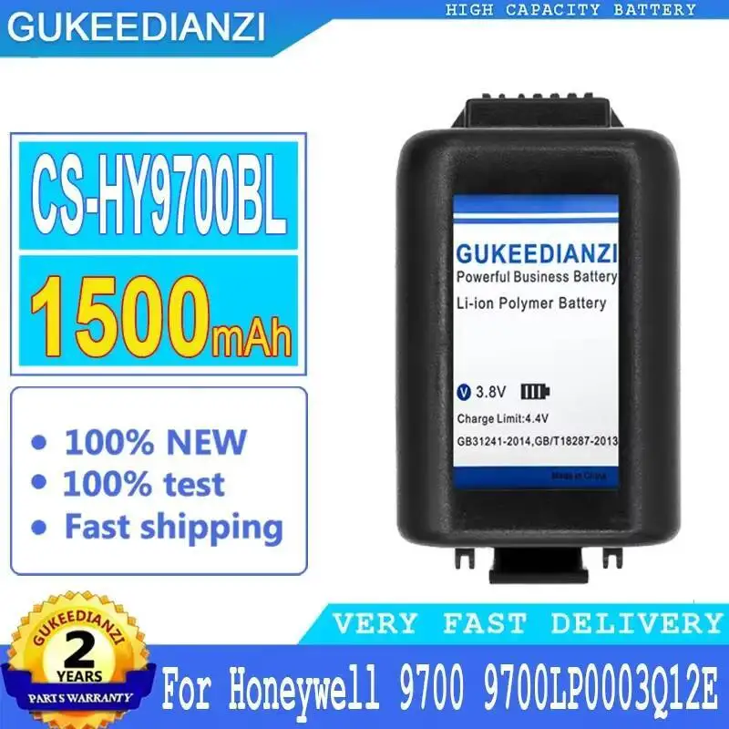 

Battery Safe 1500Mah CS-HY9700BL For Honeywell Dolphin 9700 9700-Btec 9700-Btec-1 9700LP0003Q12E 9700LPWGC3N11E Handheld