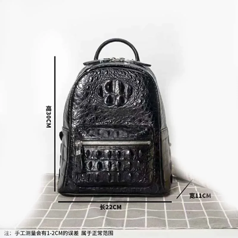 xinepiju new style women backpacks women crocodile leather women bag  fashion leisure crocodile skin