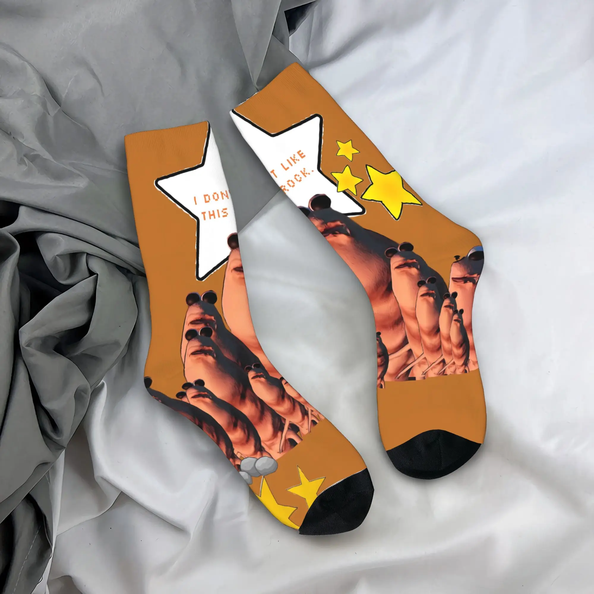 

Marcus The Worm Socks Fashion Stockings Adults Men Quality Outdoor Sports Socks Winter Design Anti Skid Socks