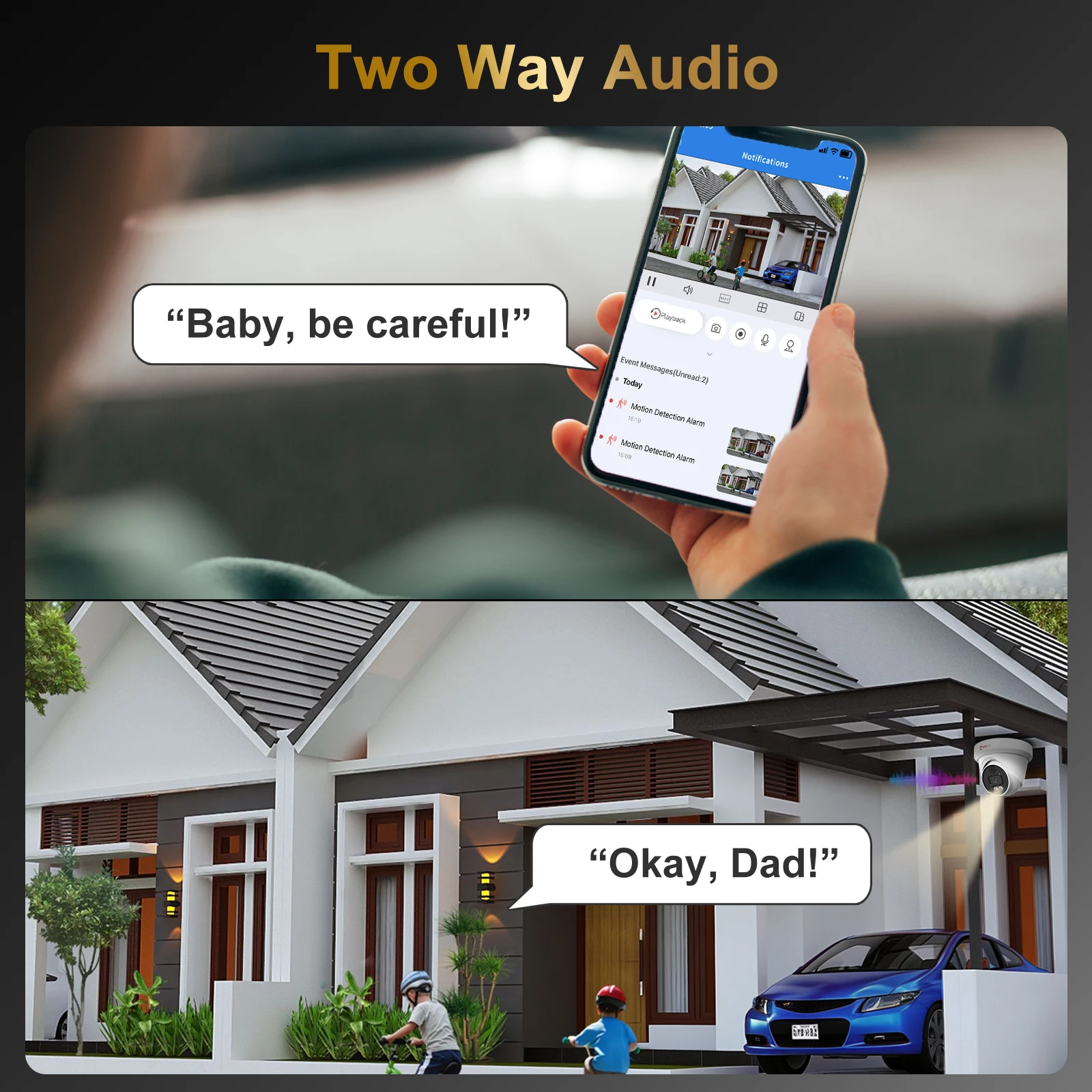 Anpviz 16CH 4K PoE Security Camera System 16PCS 8MP Turret Camera Outdoor 12MP PoE NVR 4TB HDD for 24/7 Recording ​Two Way Audio