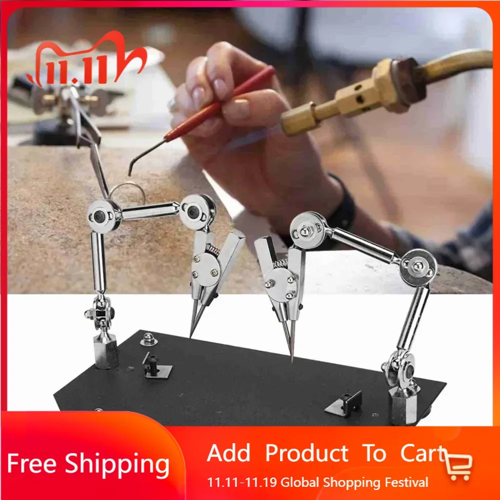 Auxiliary Welding Work Clip Jewelry Welding Fixture Table Clip Clamp for Soldering Repairing