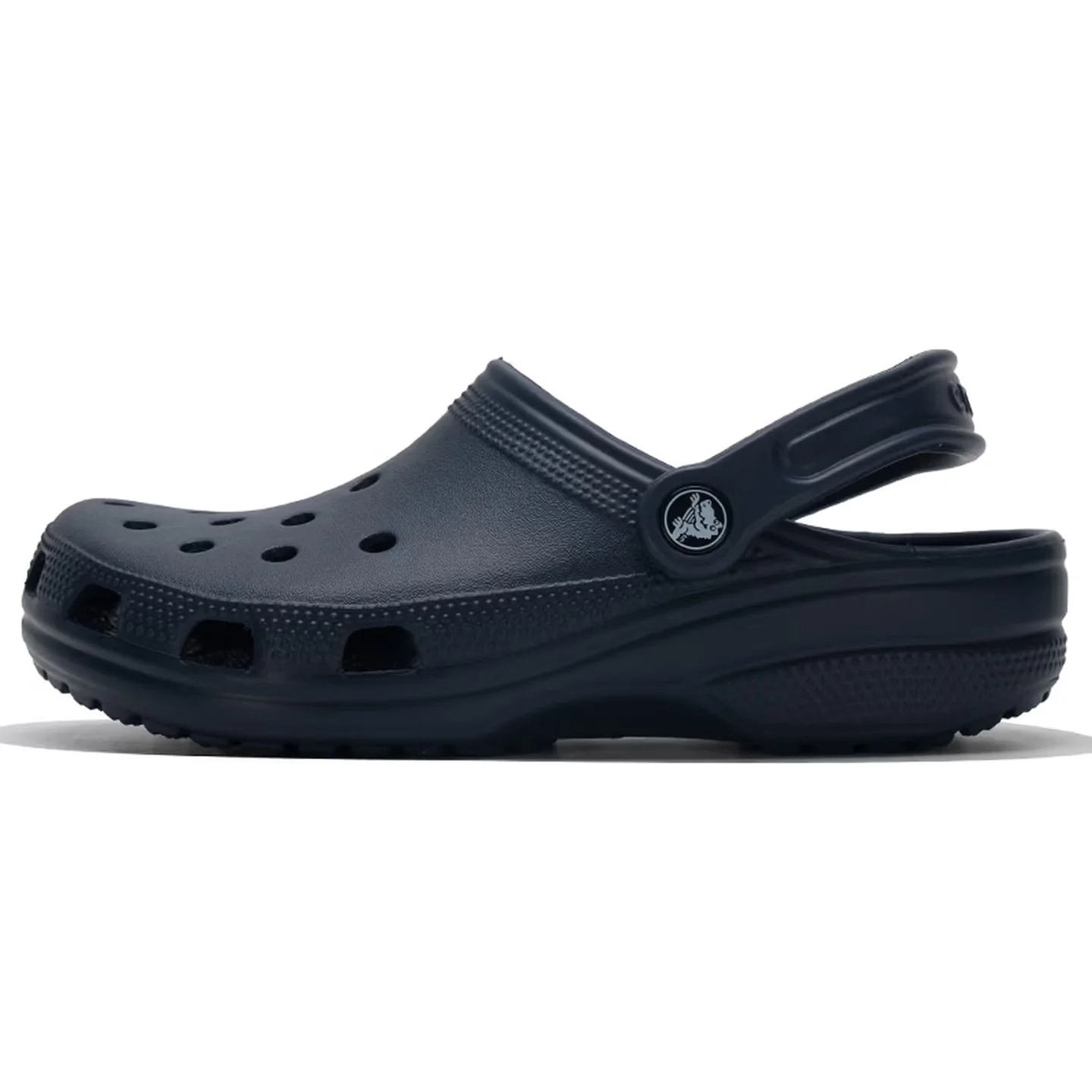 Crocs Classic Clog Unisex 2cm Clogs  Dark Blue, Classic Minimalist Look, Breathable, Durable & Versatile 10001-410