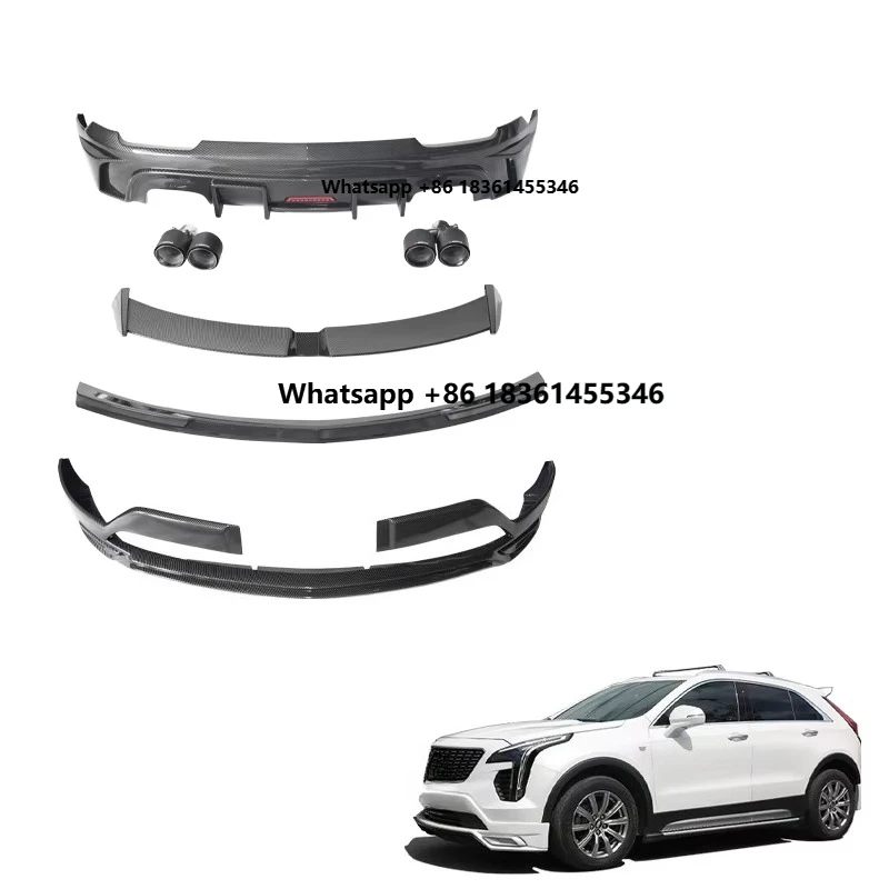 

For Body Kits Car Exterior Modified Body System Front Lip Rear Diffuser Spoiler PP Plastic Bodykit